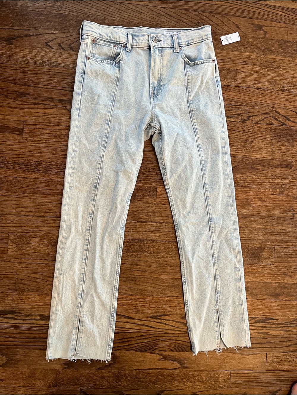 GAP 190s STRAIGHT HIGH RISE Light wash Jeans 30 / 10R NWT